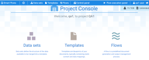 Project Console template